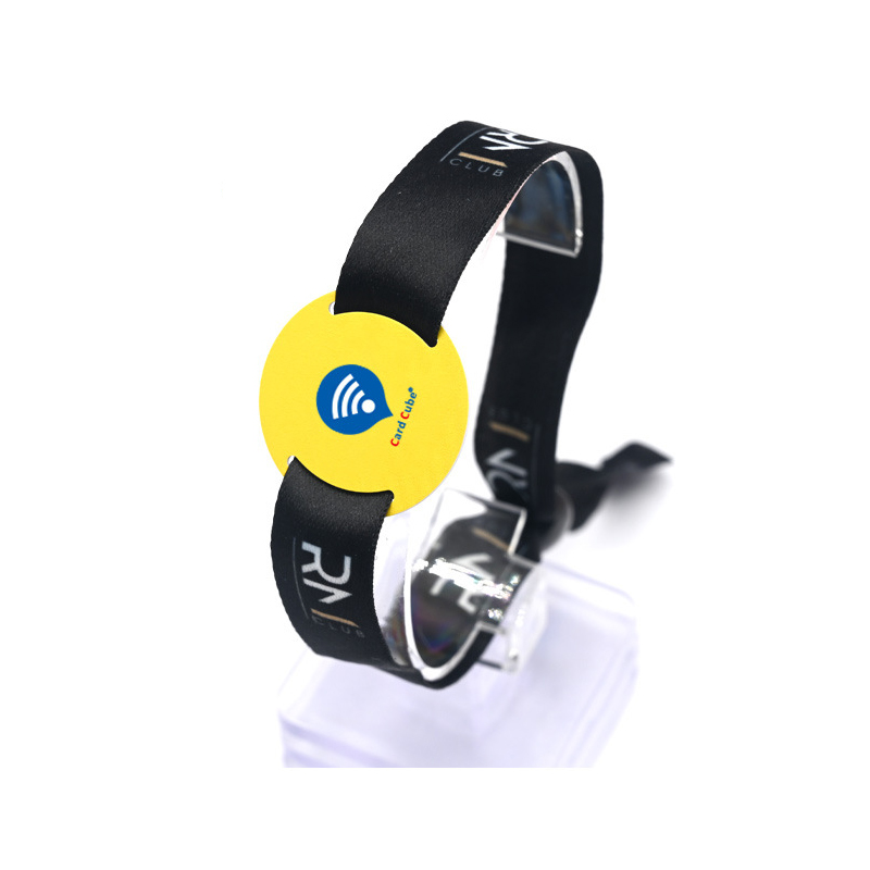RFID織嘜腕帶批發生產織嘜手環定制工廠智能腕帶廠家