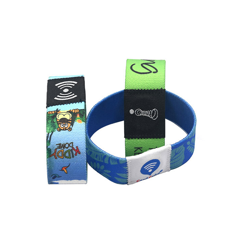 RFID松緊腕帶聚會派對松緊腕帶NFC松緊手環定做廠家